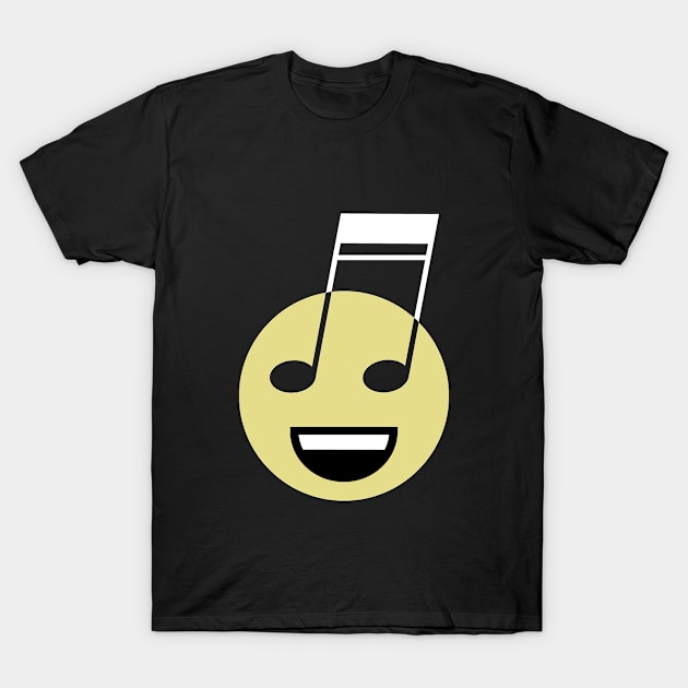 Musical smiley T-Shirt by DarkoRikalo86